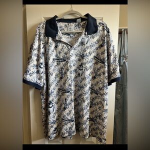 Vintage Hawaiian Polo Shirt